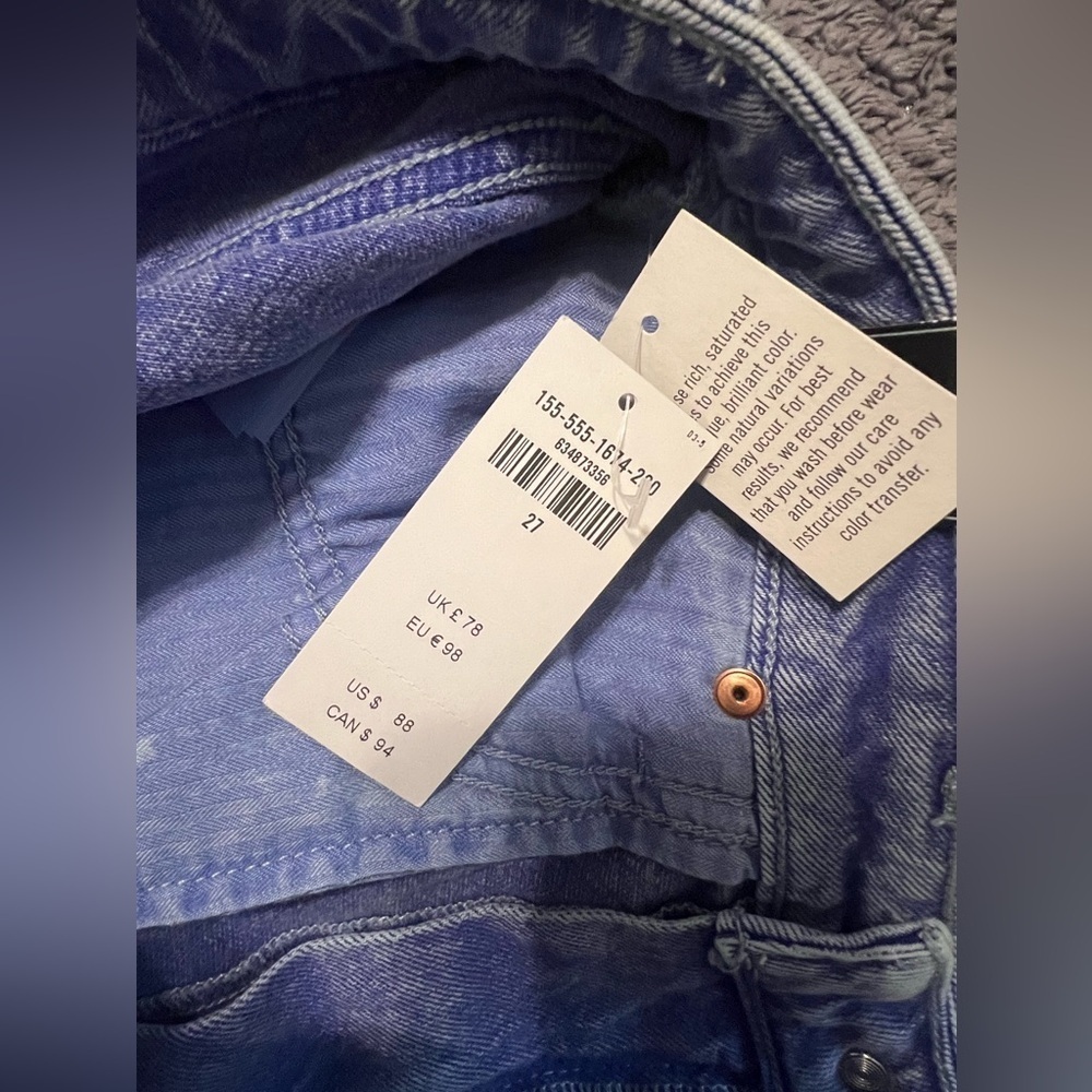 Abercrombie and Fitch Simone High Rise Slim Jean 27 NWT - Picture 4 of 7